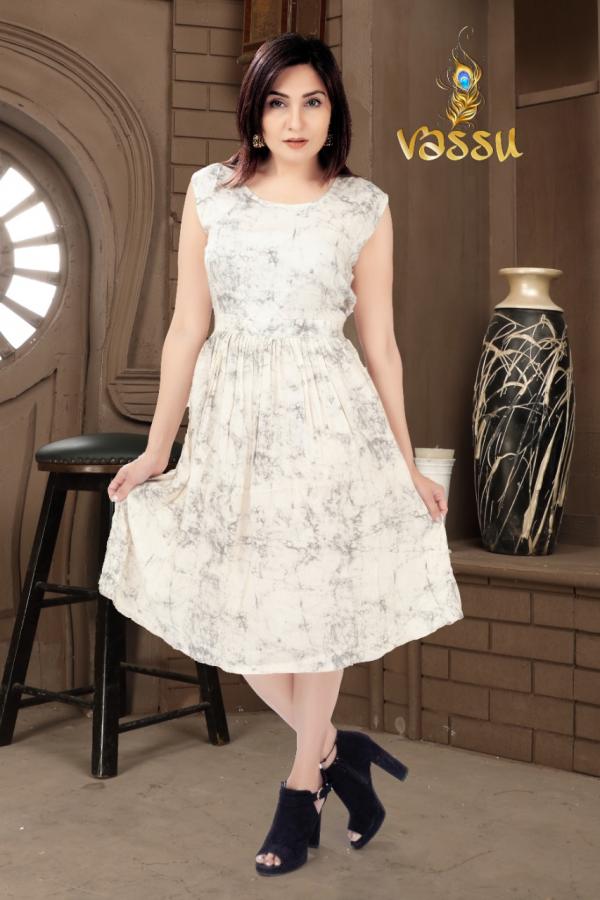 Vaasu Frock Rayon Fancy Western Wear Collection 